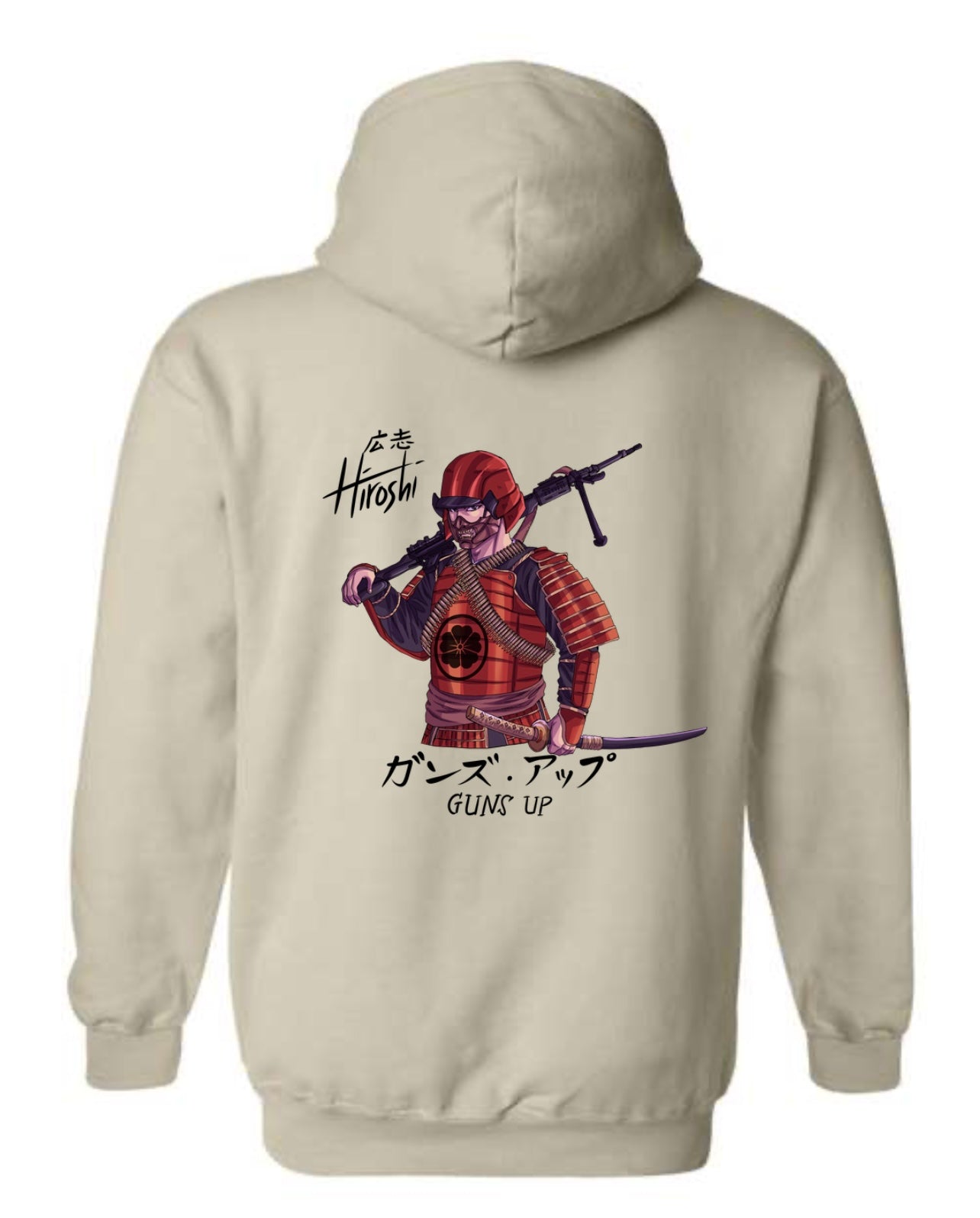 Samurai Guns up Hoodie
