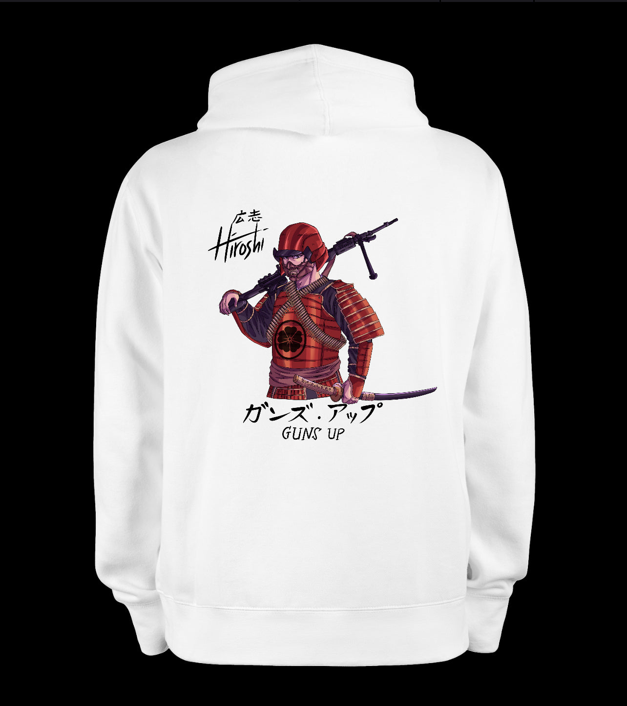 Samurai Guns up Hoodie