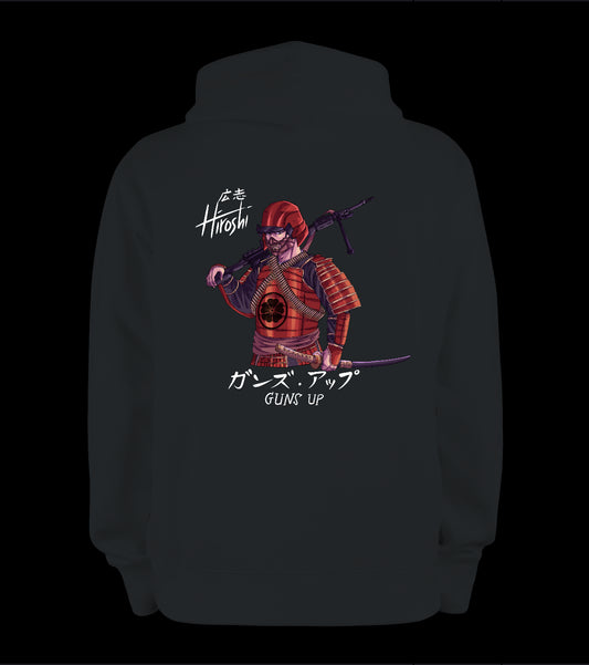 Samurai Guns up Hoodie